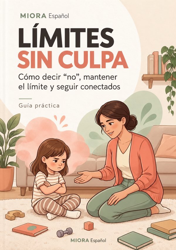 Portada de Límites Sin Culpa, guía de MIORA Español