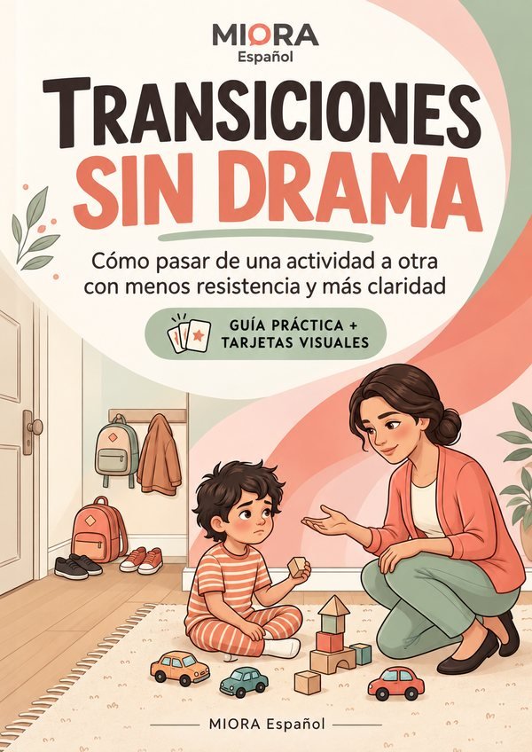 Portada de Transiciones Sin Drama, guía de MIORA Español